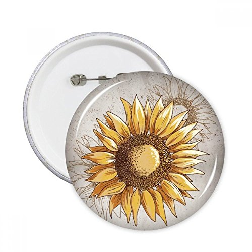 Graines de tournesol badge rond lot de 5, une idée cadeau originale M