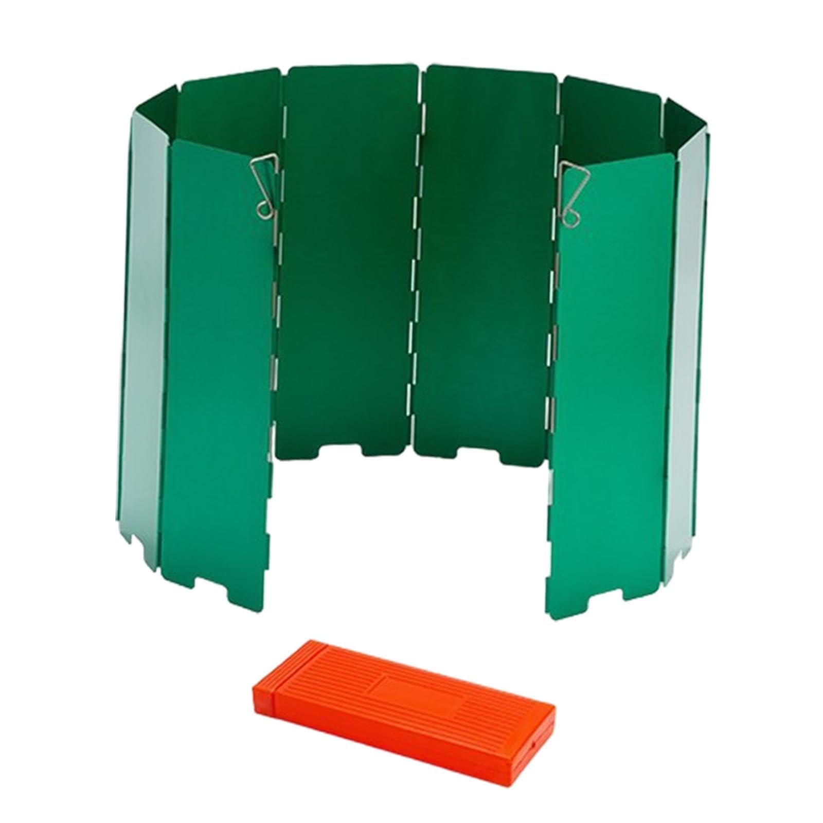 Windscreen Folding Portable Wind Protection for Cooking Hiking Outdoor Green|Sporting Goods|Outdoor Sports|Camping & Hiking|Camping Cooking Supplies|Camping Cookware-image-11