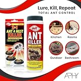 Ant Killer Powder 200g & Bait Stations (3 Pack) – Indoor & Outdoor Ant Control | Long-Lasting Dual Action Insect Bait & Powder for Home, Kitchen, Garden, Patio Use - Image 2