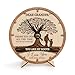 HYPERI Gift for Grandpa from Grandkids, Granddaughter, Grandson, Fathers Day Dad Clock Unique Father's Day Clock for Grandfather, Happy Birthday Presents for Elderly Papa, Sentimental Gift Idea