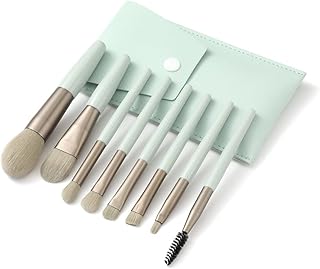 Juego de brochas de maquillaje de viaje, 7 pi...