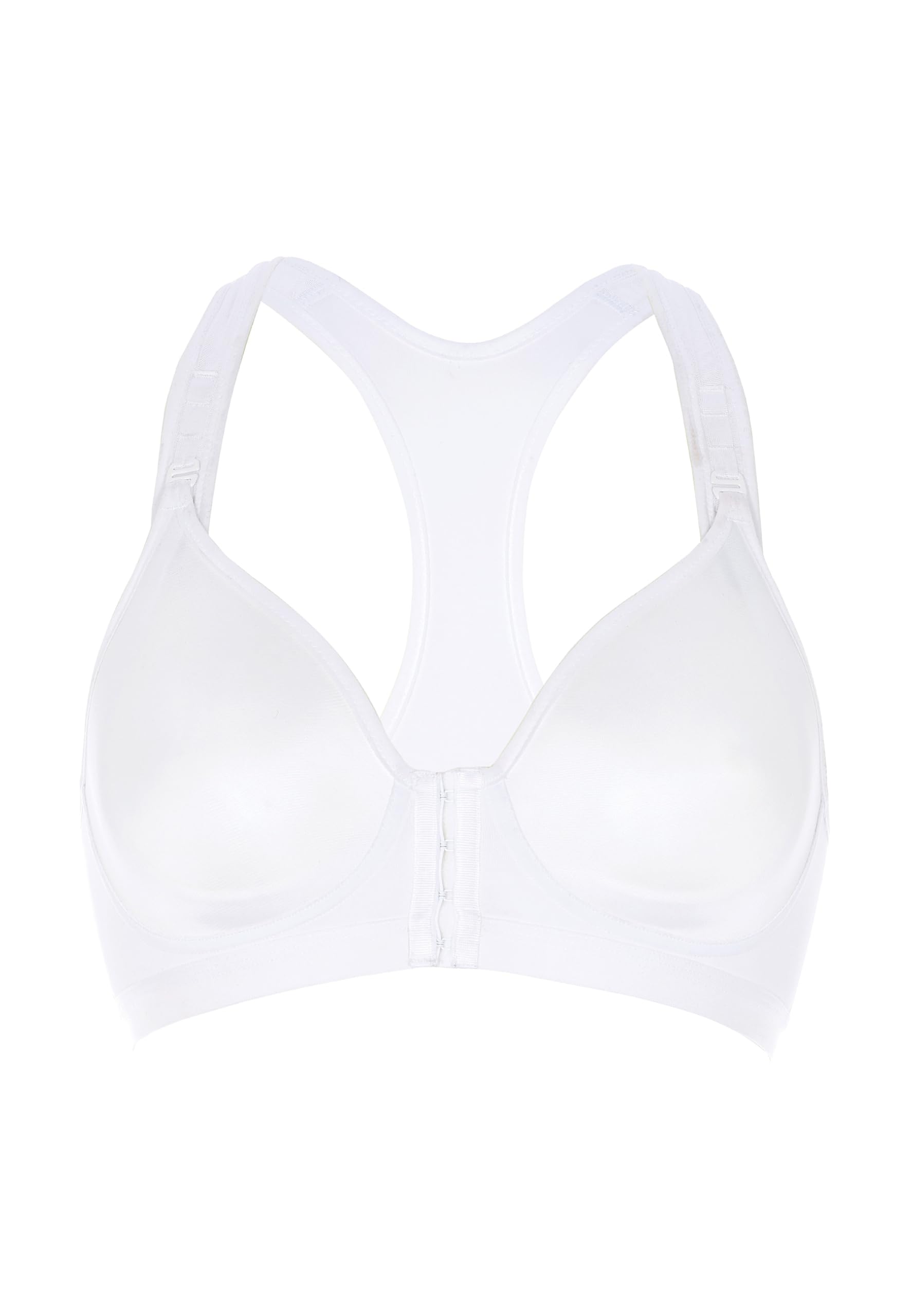 Lovable Reggiseno Sportivo Alto Impatto in Microfibra Tecnica | Allacciatura Frontale | Cotone Interno | Supporto con T-Back | Active Comfort Donna