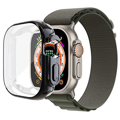 Protection écran iWatch 8 Ultra antichoc en TPU flexible gris sidéral - 3