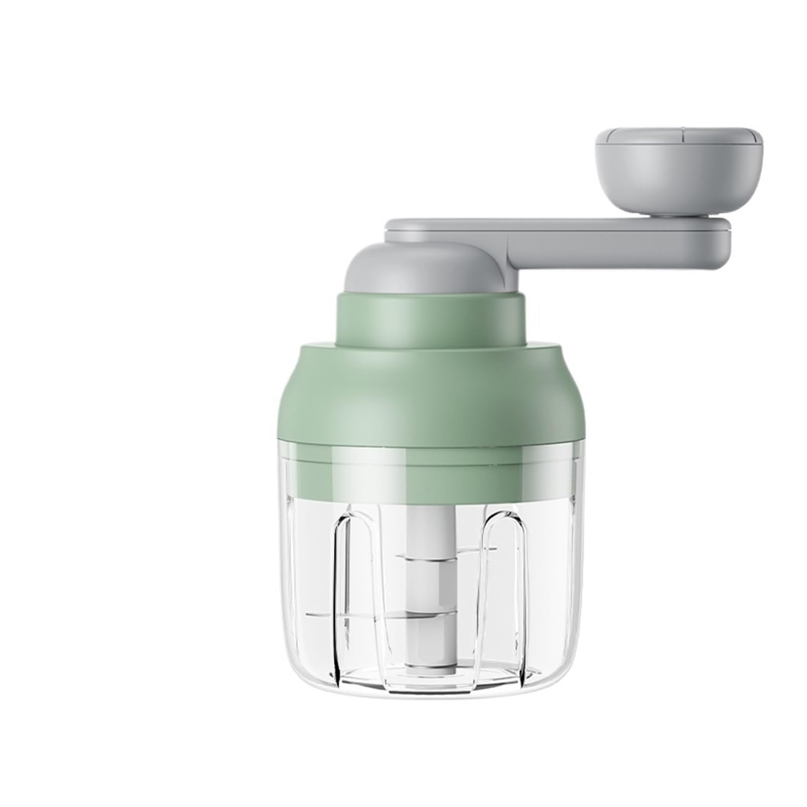3 pezzi da 250 ml trita aglio manuale con pressa rotante, accessori for la lavorazione della cucina(Green)