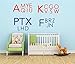 Produktbild Wandaufkleber Schlafzimmer Wall stickers decal Vinyl decal quote Art Alphabet Furniture Wall Decals | As Seen In HGTV Magazine