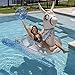PoolCandy Inflatable Animal Pool Tubes & Swim Rings (Llama Glitter Filled 48