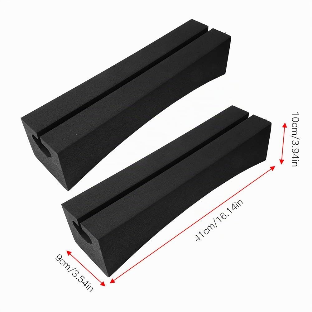 Auto Dachgepäckträger, 2 Stück Universal Weiche Dachträgerpolster 40,5x9x10 cm für Kajak Surfboard Kanu Snowboard Paddle Board