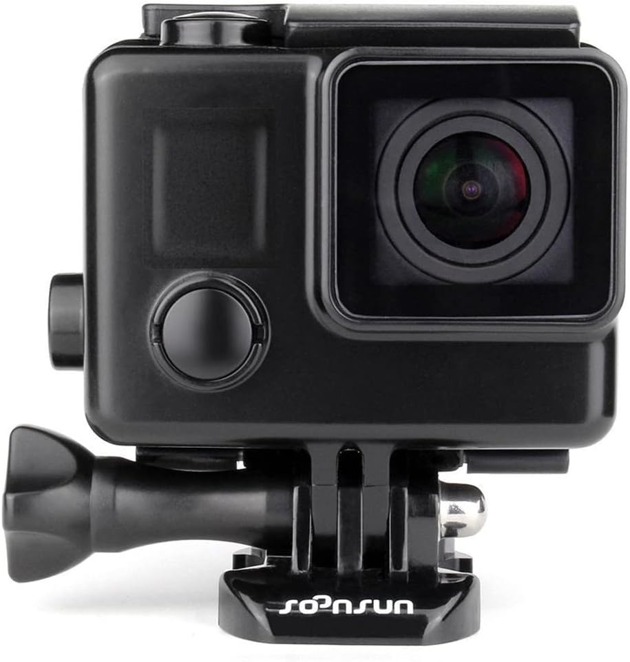 SOONSUN Blackout Waterproof Housing Case for GoPro Hero4 Hero3+ Hero 4 3 Camera - 35 Meters Underwater Photography