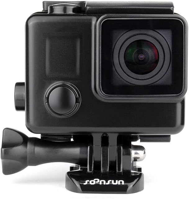 SOONSUN Blackout Waterproof Housing Case for GoPro Hero4 Hero3+ Hero 4 3 Camera - 35 Meters Underwater Photography