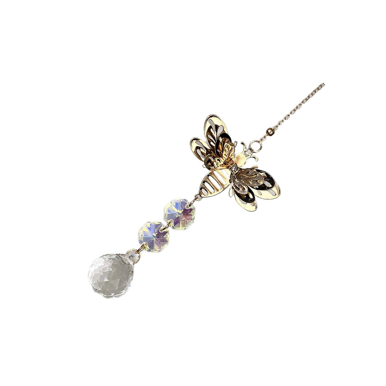 Crystals Animal Pendant Garden Sun Catcher Pendant Crystals Chain Rainbow for Window Decoration Outdoor Accessories Outdoor Hanging Decoration