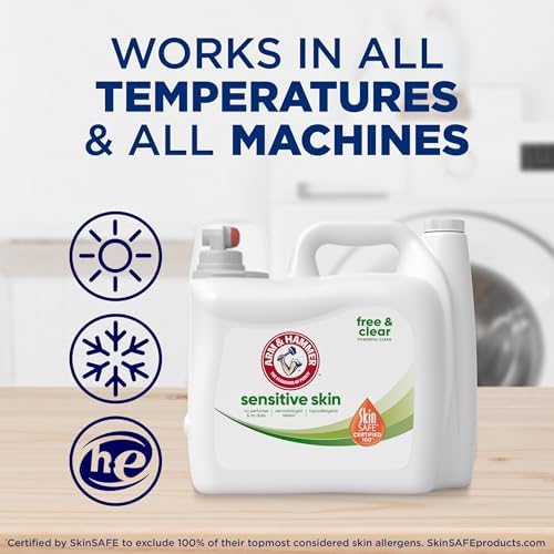 ARM & HAMMER Sensitive Skin Free & Clear Liquid Laundry Detergent — view 7