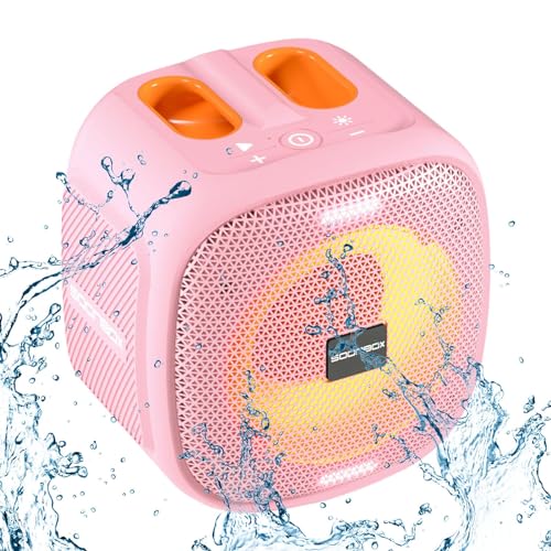 Altoparlante Portatile Con Luce Colorata Luci Colorate Portatili Altoparlanti di suono chiaro altoparlante per esterni stereo senza fili wireless