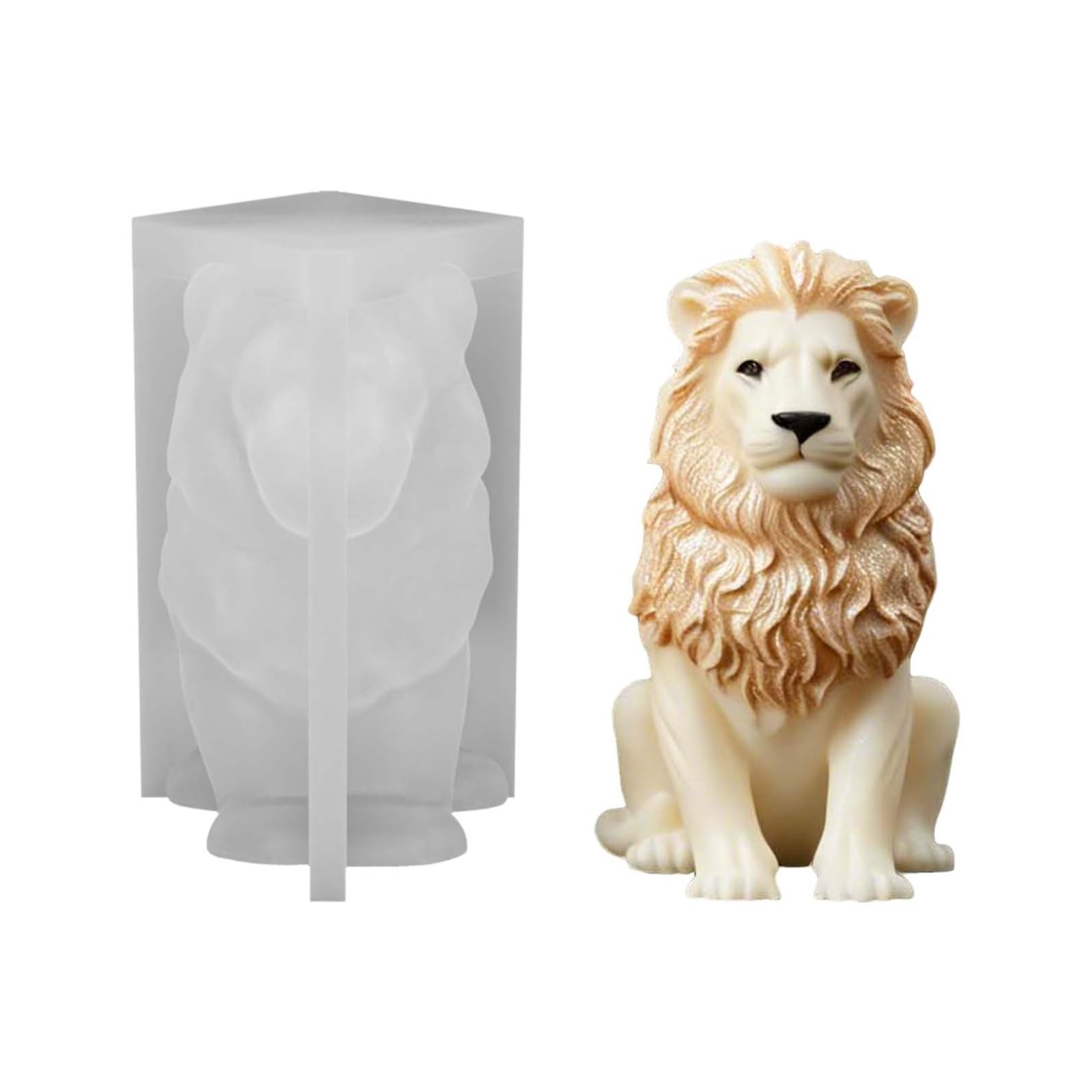 Alksubbm Silicone Cake Mold Animal Shape Silicone Molds for Making Soap Cake Baking Home Decoration Epoxy Resin Recyclable Elastomer Cast