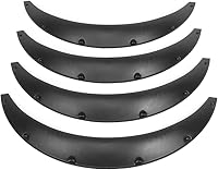 Klanata 4-Piece 90mm 3.5" Flexible Fender Flares - Universal Wheel Arches & Splatter Guards for Cars, SUVs, Off-Road, Durable ABS