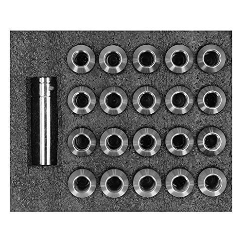 Image of Aramox Lug Nuts, 20Pcs T304 Stainless Steel Wheel Lug Nuts M14x1.5 Thread 2in Height Anti- Locking Lug