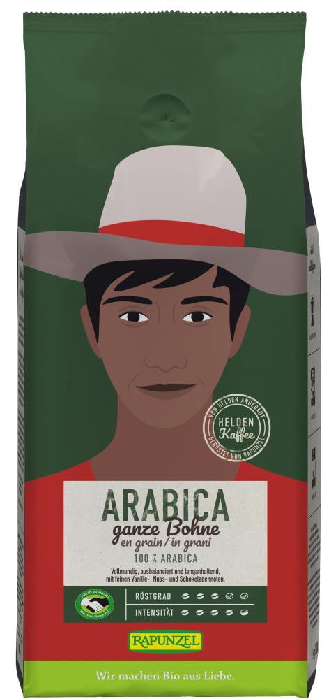 Bio Heldenkaffee Arabica, ganze Bohne HIH 2 x 1 kg