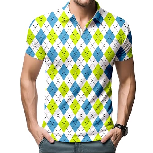 80s Golf Shirts for Men 90s Mens Golf Shirts Short Sleeve,Funny Golf Shirts Dry Fit 80s Outfit for Men