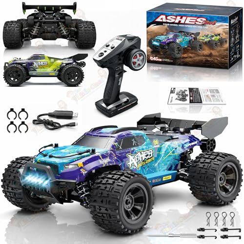 Image of The Little Ones RC Car - RC 4x4 Wheel 45 KPH Off-Road Truck Drive High-Speed Double Sided 2.4GHz Remote Control Drift Stunt Cars 360 Rotation Toys for Kids & Adults [Scale 1:18][Ashes X4]