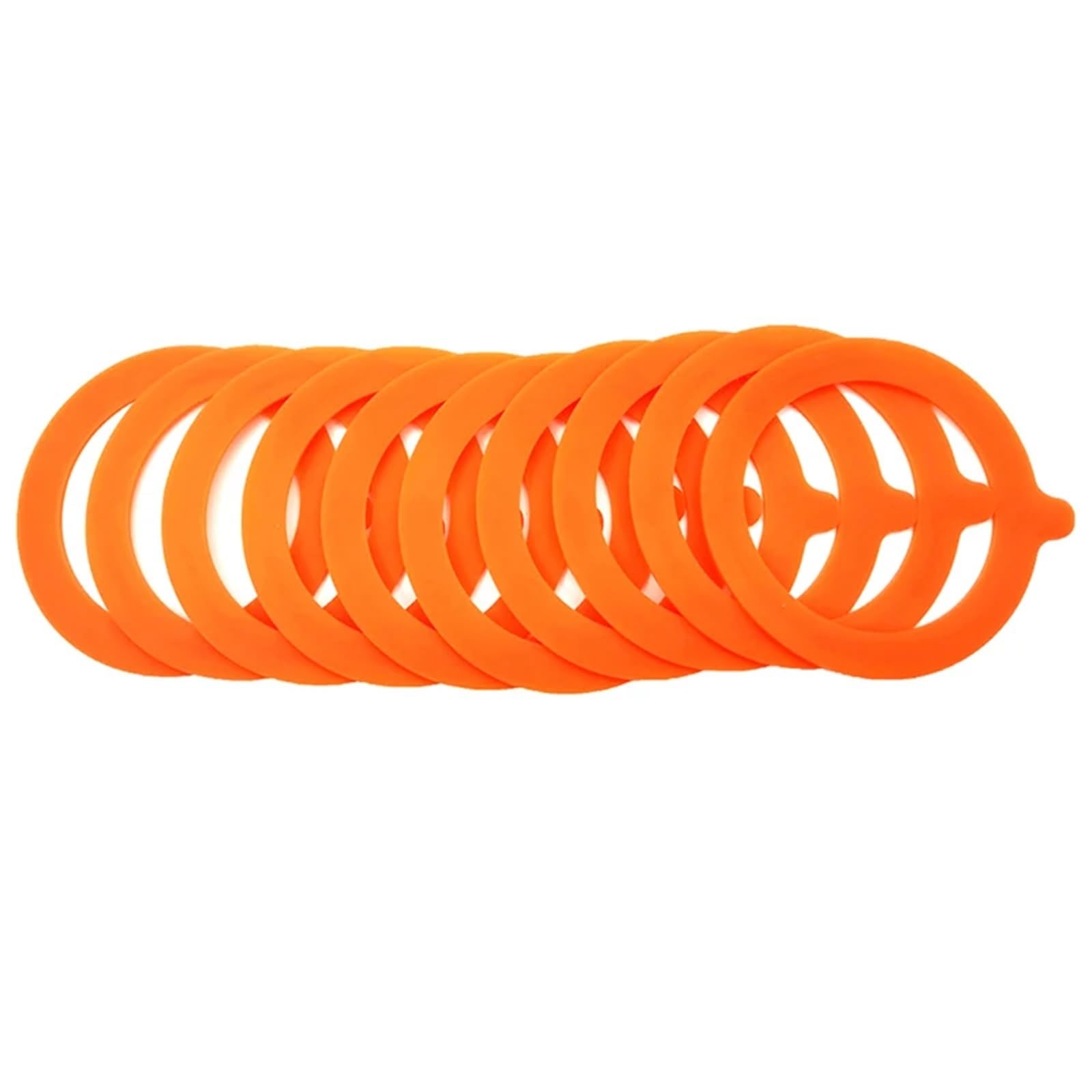 20 Piezas de Juntas Repuesto Silicona for tarros Vidrio | Anillos de enlatado herméticos a prueba de fugas for tarros de cristal estándar y de boca ancha reutilizables(A-OG)