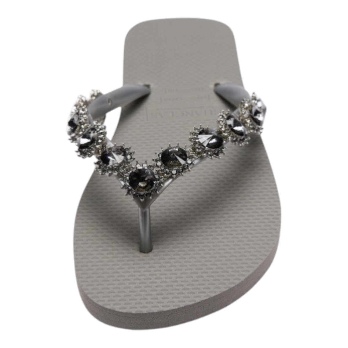 CHANCLAS by simone herrera ALLYSA – wygodne designerskie luksusowe damskie japonki z akrylowym zdobieniem – szlachetne i wysokiej jakości damskie sandały na każdą okazję, kolekcja wiosna/lato 2026