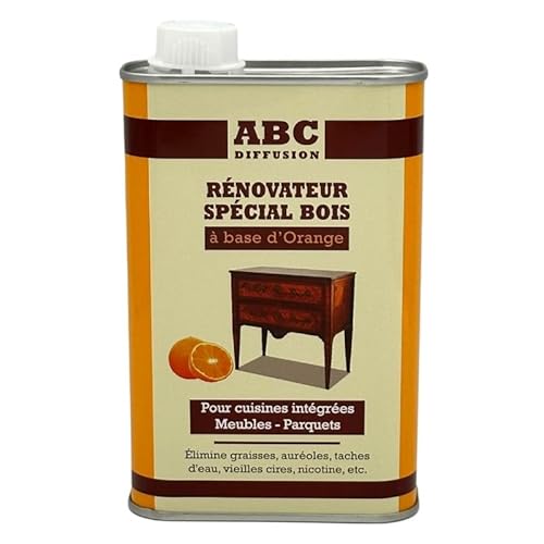 Fórmula renovadora de madera, con naranja