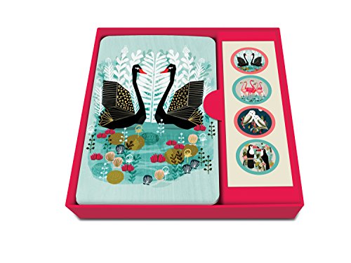 Studio Oh! Notecard Set with Stickers, Birds of a Feather