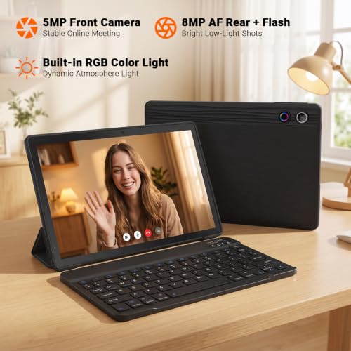 Image of Tablet,11 inch Android16 Tablet with Keyboard,36GB+128GB,1TB TF Expansion