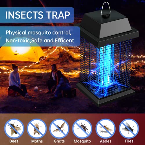 Wvv Bug Zapper, 4200V Electric Mosquito Zappers Killer ,Electronic Light Bulb Lamp For Outdoor And Indoor (Metal A) #TOP7