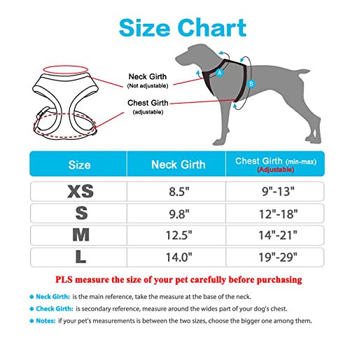 SuperBuddy Hundegeschirr, weiches Netzgewebe, super atmungsaktiv, leicht, für Welpen, Hunde, Spaziergänge im Freien, Rot, Größe L
