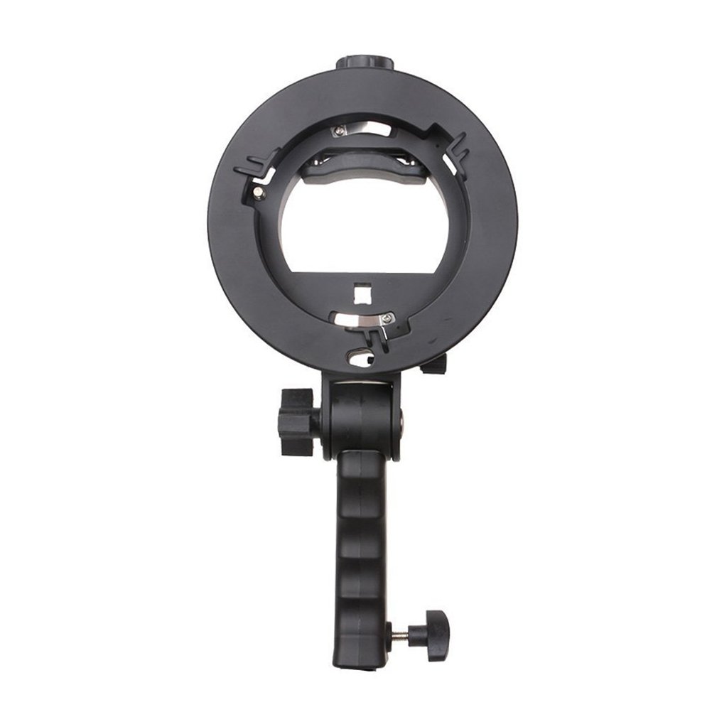 Bracket Handle Grip Speedlite Mount Holder with Bowens-Mount for Snoot Flash Softbox