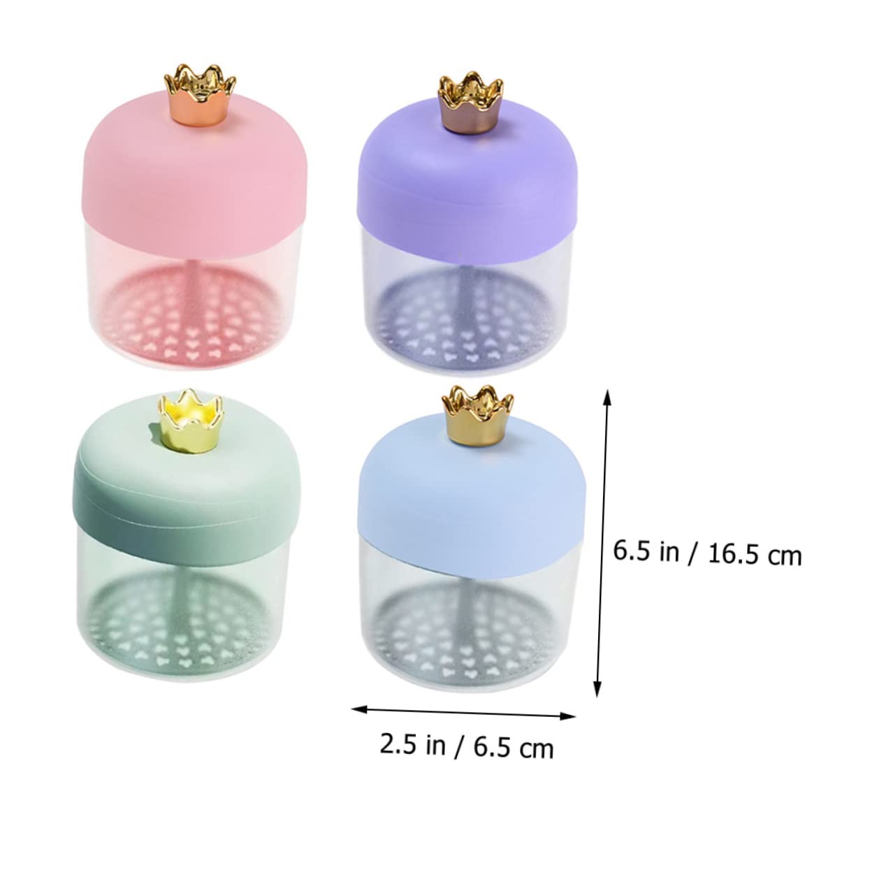 WOONEKY 4piezas Dispositivo De Espuma Facial Fácilmente Burbujas Ligero y Compacto