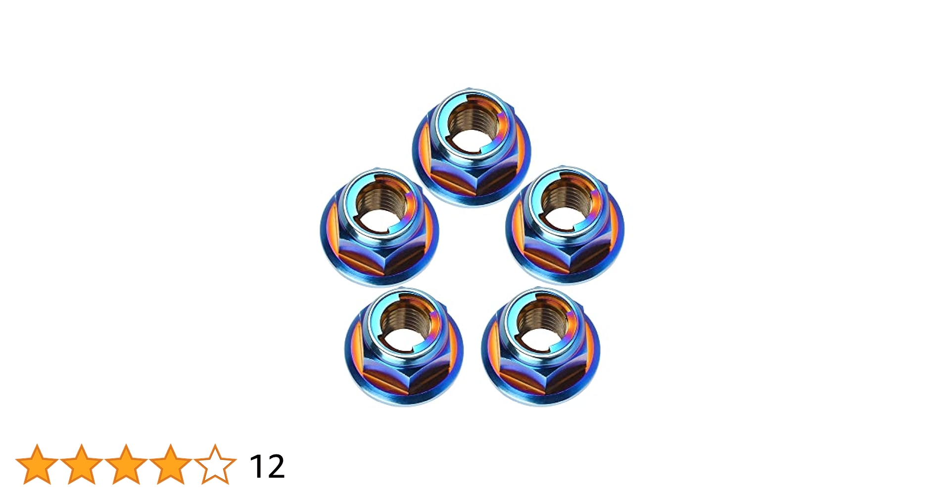 Amazon | Ruifu 自転車用オートバイ用チタンナットM6 / M8 / M10
