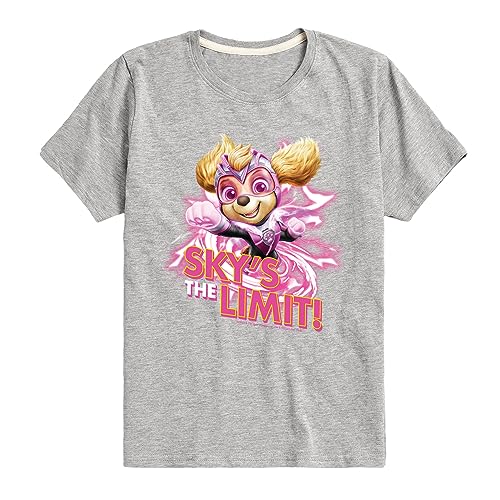 HYBRID APPAREL - Paw Patrol The Movie - Skys The Limit - Toddler & Youth Short Sleeve Graphic T-Shirt