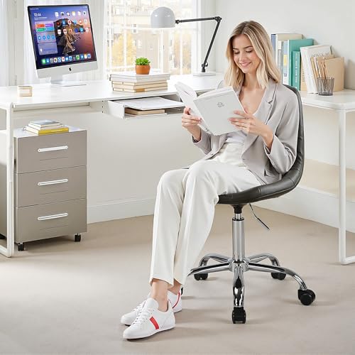 vecelo fabric swivel ergonomic office task chair reviews