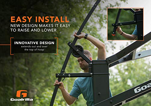 Goalrilla LED Basketball Hoop Light Illuminates backboard, Rim, and Court and Fits All Goalrilla and Other In-Ground Hoops