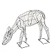 Produktbild Gartenfigur XL REH Drahtgestell 76 cm hoch für Moos Gartendeko Außen