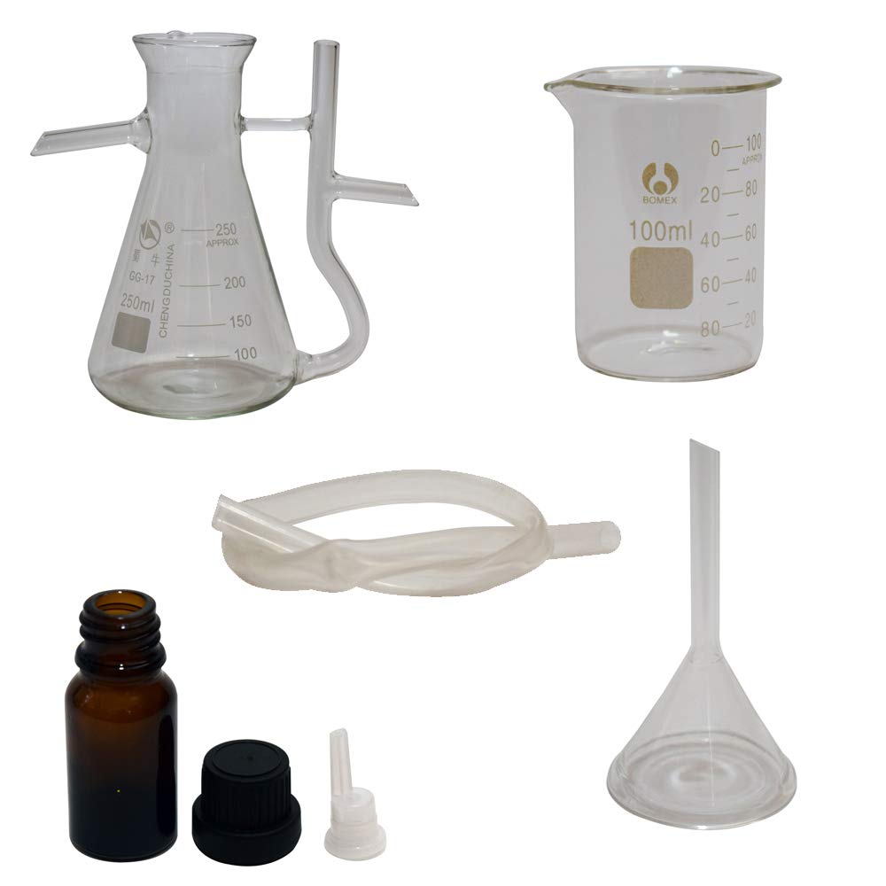 Nouveaux kits de laboratoire de récepteur-séparateur d'eau de maison et d'huile essentielle d'hydrolat (rosée) utilisés dans les kits de distillation d'huile essentielle 250ml-5000ml (1000ml)