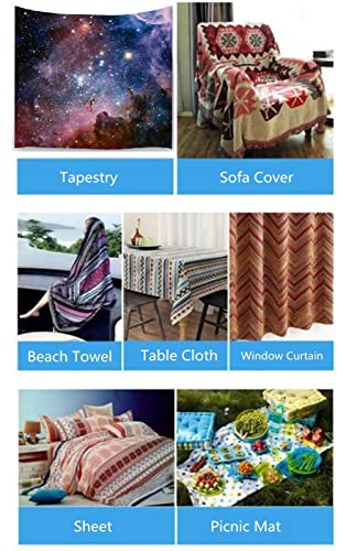 Goodbath Space Wall Tapestry, Universe Galaxy And Star In Outer Space Wall Hanging For Living Room Bedroom Dorm, 80" X 60", Colorful #TOP4