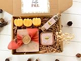 Happy Fall Season Gift Set/Autumn Candle Gift/ 6oz. Candle and Soap Gift/Warm & Coz Gift/Autumn Self