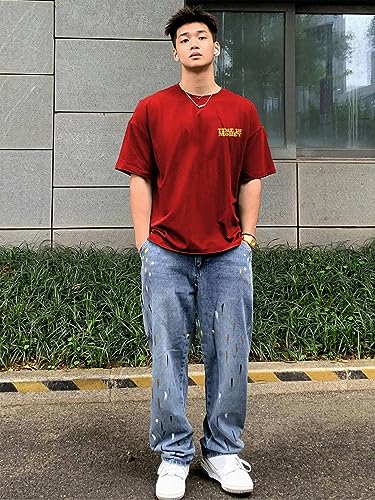 Image of Rigo Printed Oversized T-Shirts for Men | Drop Shoulder T-Shirt for Men