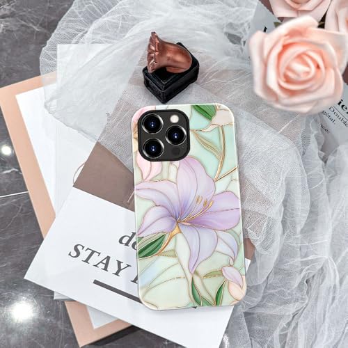 Coque iPhone 15 Pro antichoc pour éliminer les rayures avec son design fleurs de lys - 6