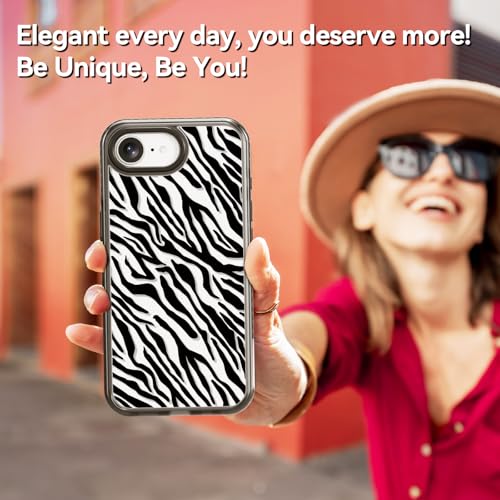 Coque compatible iPhone 16E résistante aux chocs de 2m protection robuste zèbre - 6