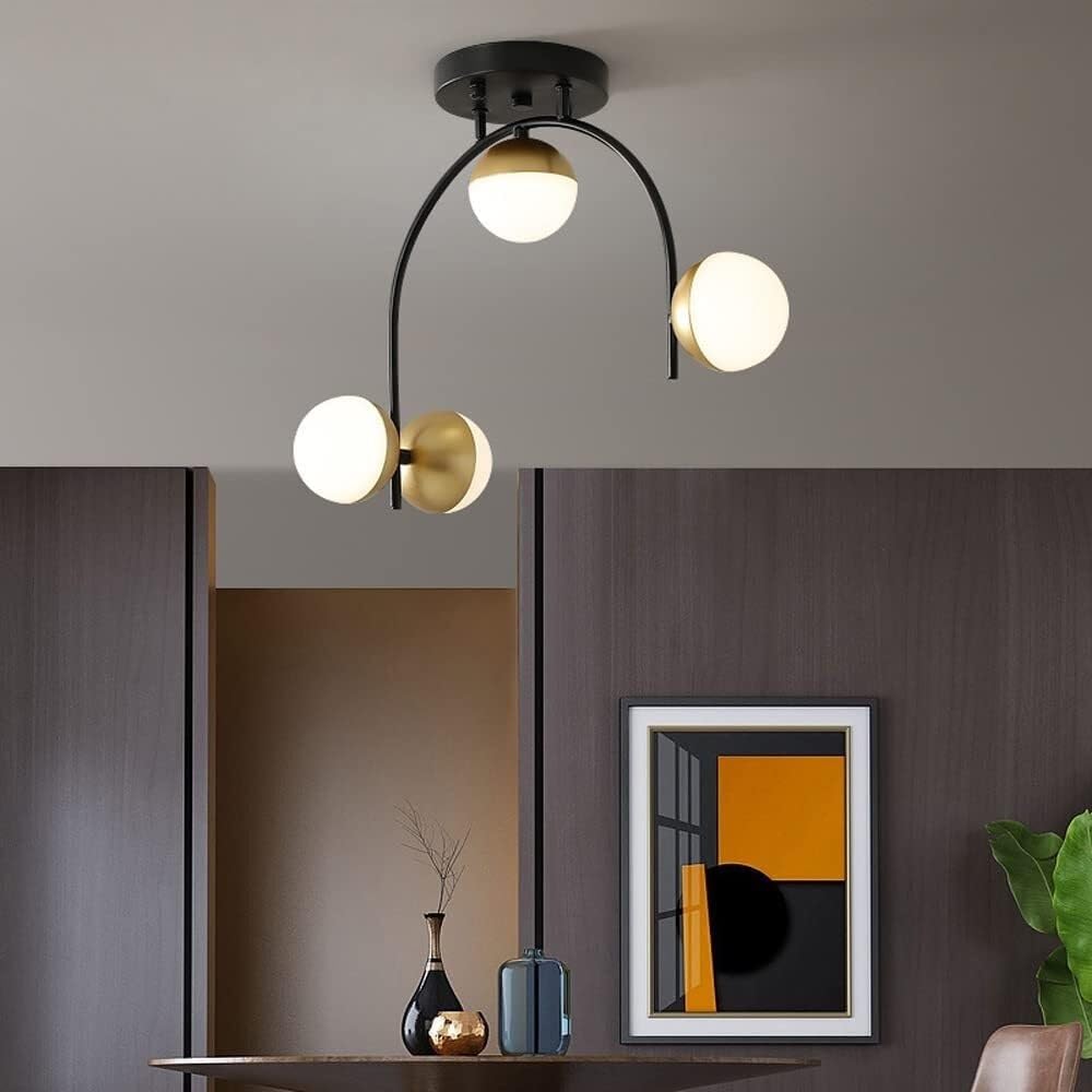 Lustre LED 32W sputnik à éclairage multidirectionnel - 5