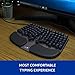 Cleave Split Ergonomic Mechanical Keyboard, All-Day Comfort, Boosts Productivity, Natural Typing Posture, Tactile Optical Switches, Cushioned Palm Rest, Backlit Keys, TrulyErgonomic, Windows/Mac