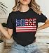 Ascrazy Womens Nurse 4th of July Shirt Patriotic Nurse Tshirt American Flag Nursing Tee Tops