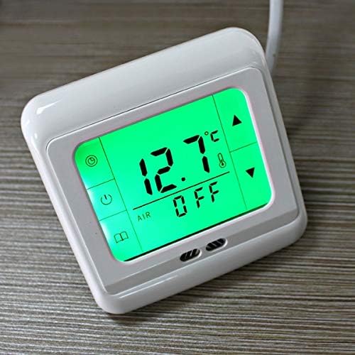 Tuzi Qiuge H3 Thermoregulator with green backlit display showing 12.7 degrees Celsius and 'OFF' status