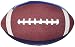 iscream Game On! Photoreal Football Shaped 16" x 12" x 12" Microbead Accent Pillow