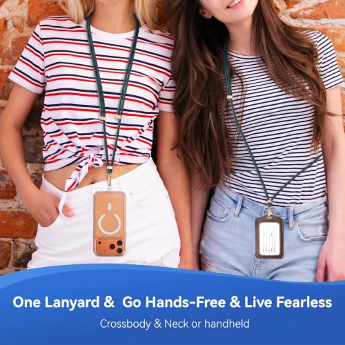 Image of VVAAGG Cell Phone Lanyard for iPhone Crossbody Phone Strap | Adjustable Neck Wrist Strap Anti Theft Long Lanyard Travel Essential for Women Most iPhone and Android Smartphones