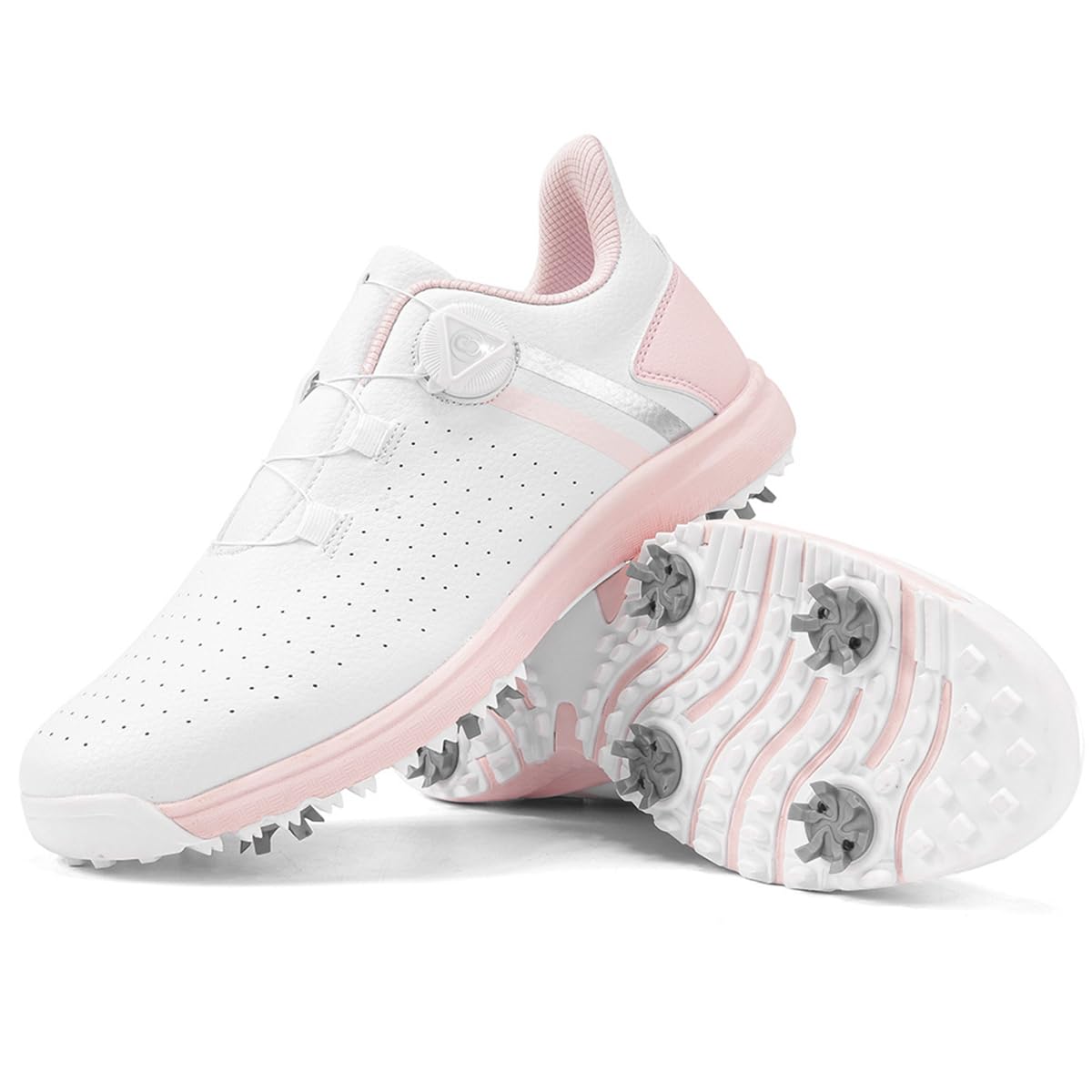 Zapatos De Golf Impermeables Mujeres Zapatillas De Entrenamiento De Golf Profesionales 6 Clavos Ligeras Antideslizantes Informales