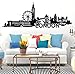 Angleterre Ville Stickers Muraux Stickers Muraux Londres City Skyline Décoration Fine Ville Bâtiment Peintures Murales Royaume-Uni Londres Vinyle Art Decal 112 cm x 42 cm